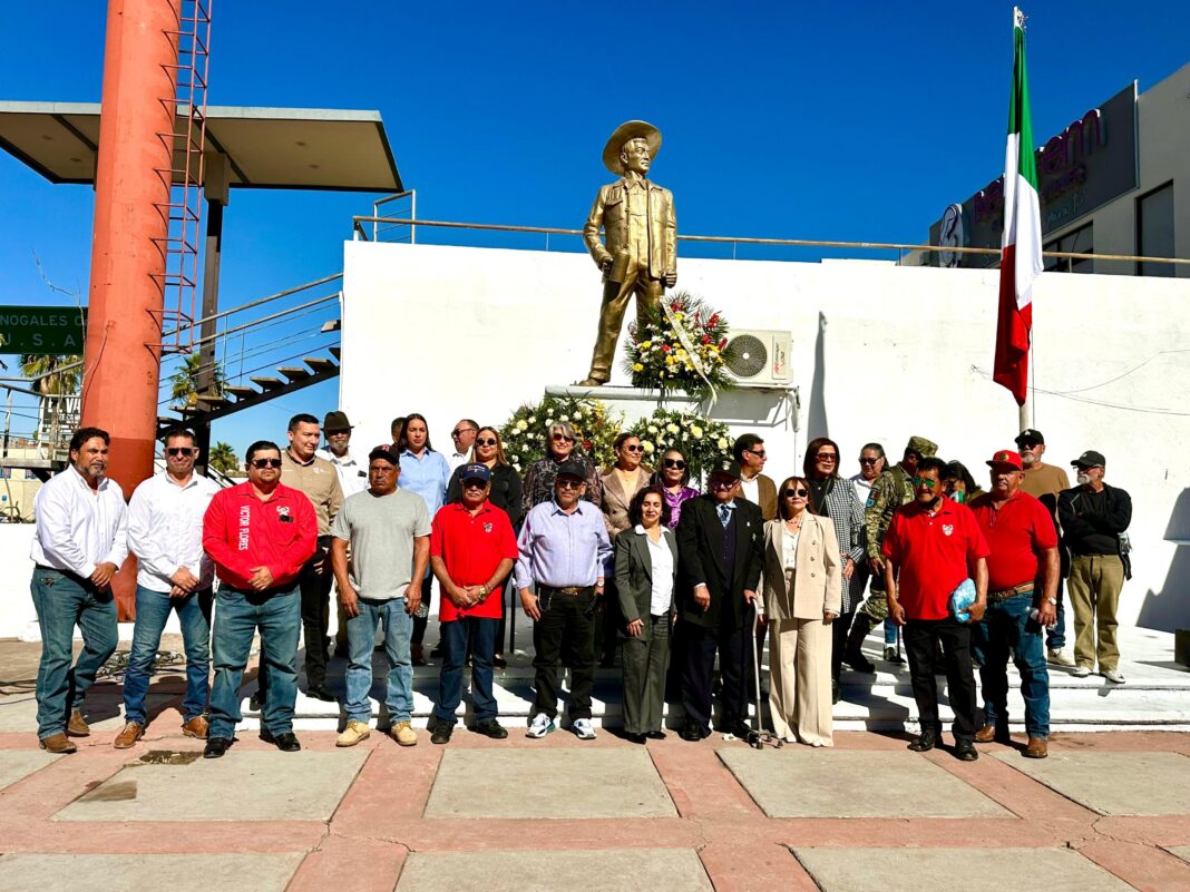 Rinde Nogales homenaje al Héroe de Nacozari