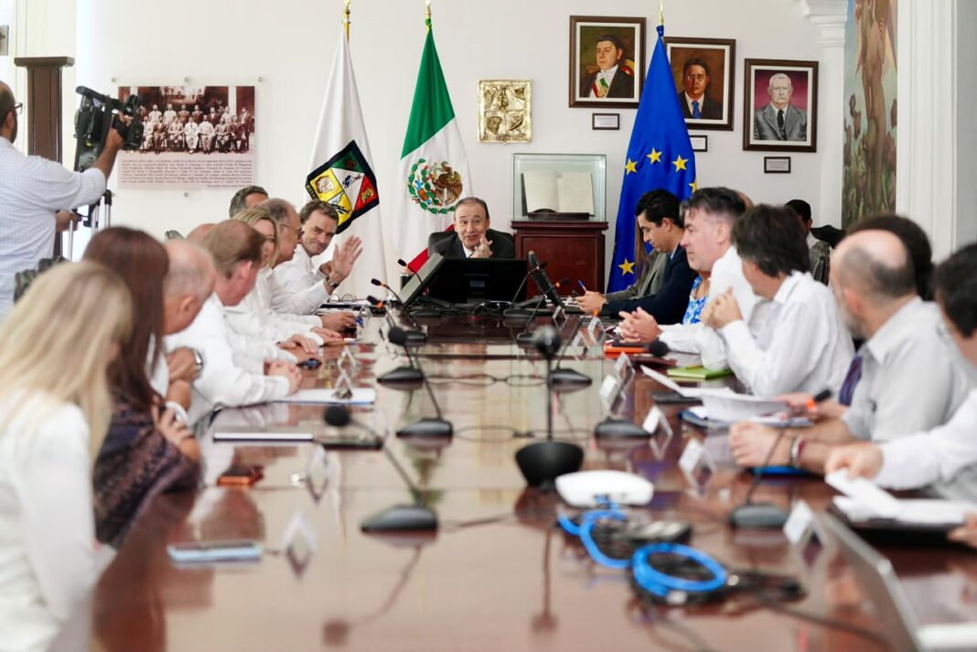Gobernador Durazo refuerza alianza estratégica con Unión Europea; embajadores visitan Puerto de Guaymas