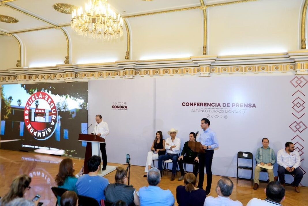 Gobernador Durazo reforzará programa “Escuela Segura Siempre” durante el receso escolar de verano: SEC