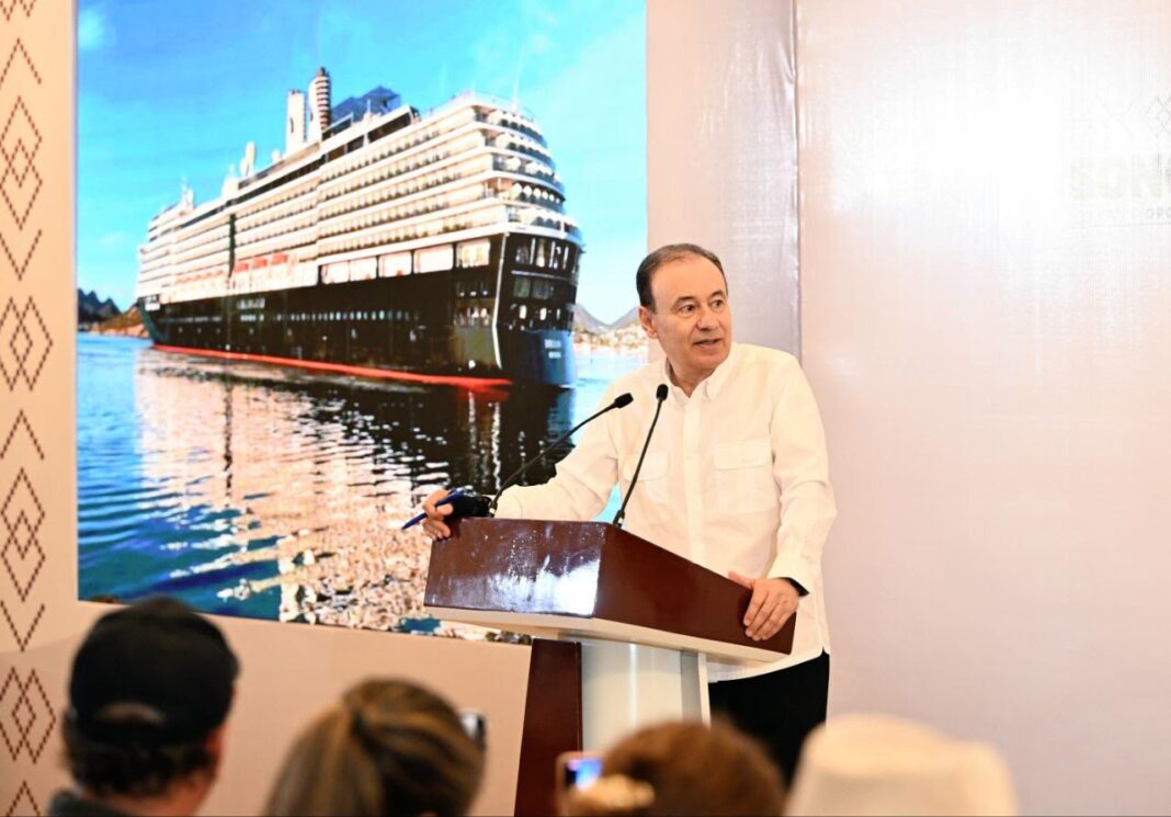 Convierte Durazo a Sonora en destino internacional de cruceros con 15 próximos arribos al Puerto de Guaymas